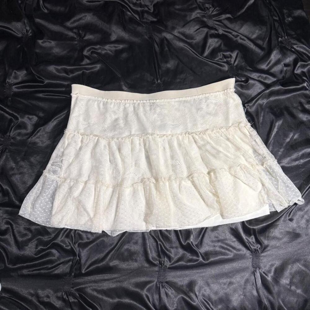American eagle outfitters white ruffle